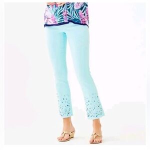 Lilly Pulitzer womens South Ocean jeans size 2. Worn once.